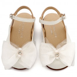  BabyWalker Βαπτιστικά παπούτσια κορίτσι PRI2661 Εκρού